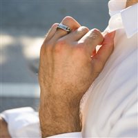 Ring Unoaerre Man in Silver 5513/23 - 5513/23